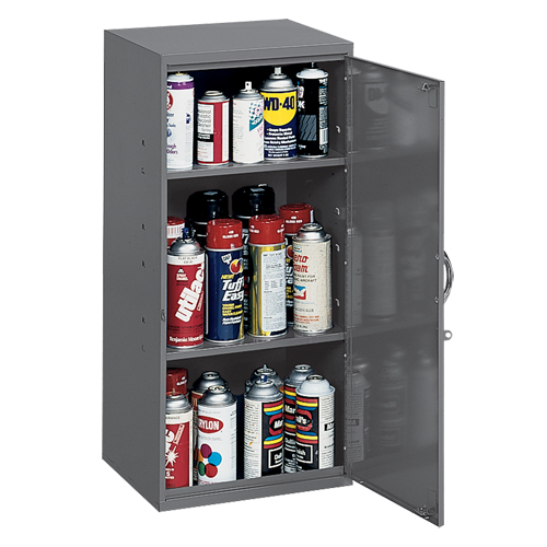 Armoires utilitaires, Acier, 2 Tablettes, 30" h x 13-3/4" la x 12-3/4" P, Gris Meunier Outillage Industriel