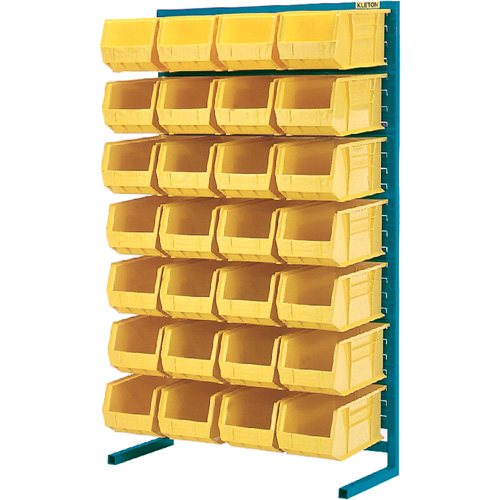 Single-Sided Stationary Bin Rack, 36" W x 12" D x 61" H, 28 Bins Meunier Outillage Industriel