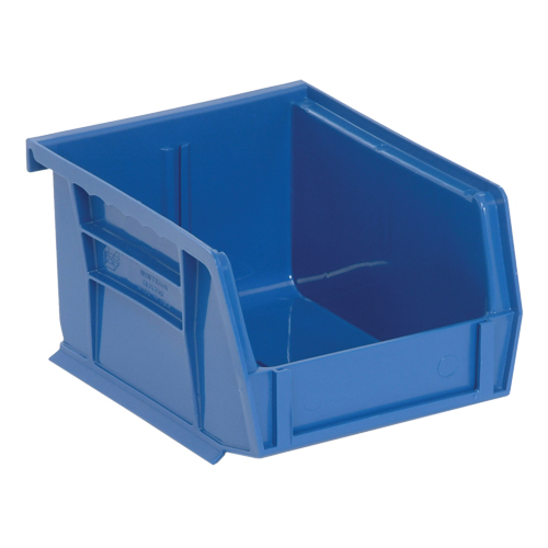 Ultra Stack & Hang Bin, 4-1/8" W x 3" H x 5-3/8" D, Blue Meunier Outillage Industriel