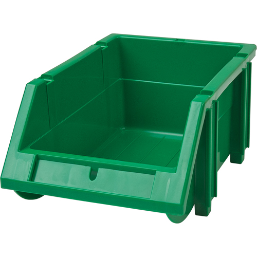 Bac empilable & &agrave; suspendre, 4-13/16" la, 3-3/16" h x 7-1/8" p, Vert Meunier Outillage Industriel