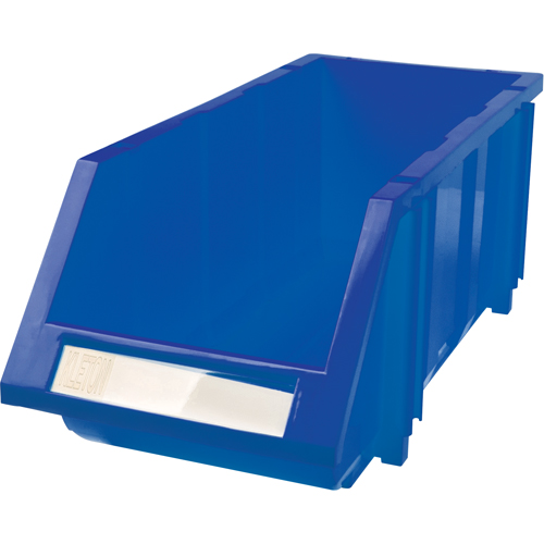 Bac empilable & &agrave; suspendre, 7-7/8" la, 7" h x 17-11/16" p, Bleu Meunier Outillage Industriel