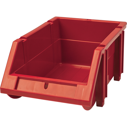 Stack & Hang Bin, 4-13/16" W x 3-3/16" H x 7-1/8" D, Red Meunier Outillage Industriel