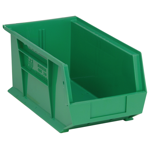 Ultra Stack & Hang Bin, 8-1/4" W x 7" H x 14-3/4" D, Green Meunier Outillage Industriel