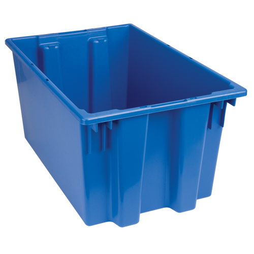 Stack & Nest Totes, 12" x 23.5" x 15.5", Blue Meunier Outillage Industriel