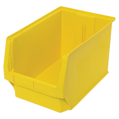 Giant Stacking Containers, 12.375" W x 19.75" D x 11.875" H, Yellow Meunier Outillage Industriel