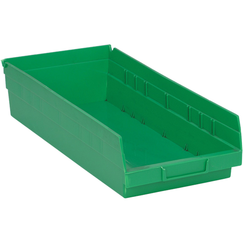 Bacs pour tablette, 8-1/8" la x 4" H x 17-7/8" p, Vert, Capacit&eacute; 40 lb Meunier Outillage Industriel