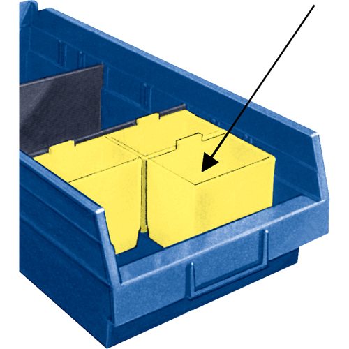 Bacs de rangement pour tablettes - Compartiments Meunier Outillage Industriel
