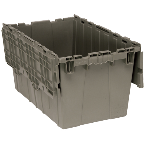 Attached-Top Distribution Container, 16-1/4" x 25-3/8" x 14-1/8", Grey Meunier Outillage Industriel