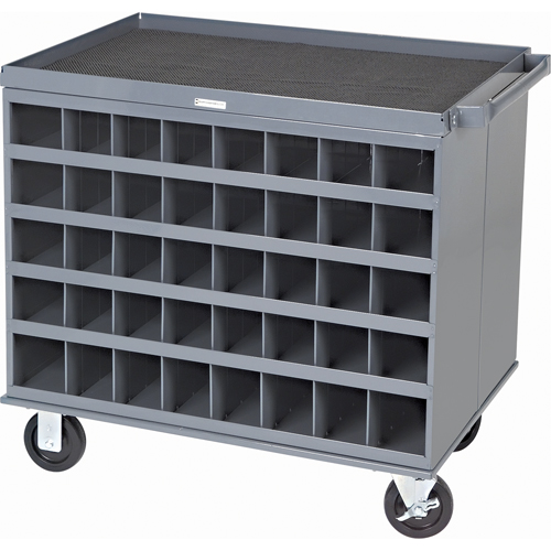 Postes/chariots de travail robustes &agrave; 2 c&ocirc;t&eacute;s, 1000 lb Capacit&eacute;, 34" x la, 32" x ha, 24" p, Enti&egrave;rement soud&eacute; Meunier Outillage Industriel