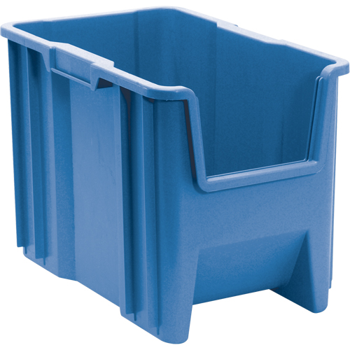 Contenants &agrave; empiler g&eacute;ants, 10,875" la x 17,5" p x 12,5" h, Bleu Meunier Outillage Industriel