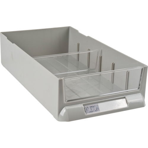 Tiroir de rechange pour armoires de pi&egrave;ces KPC-100, Plastique, 6-3/8" la x 11-3/10" p, 2-11/16" h, Gris Meunier Outillage Industriel