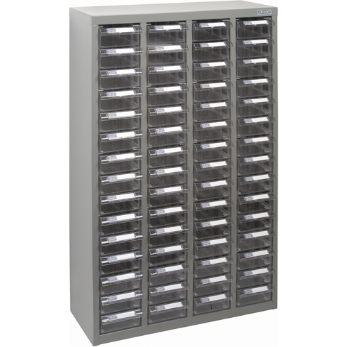 KPC-700 Parts Cabinet, Galvanized Steel, 60 Drawers, 23-1/10" x 8-7/10" x 36-9/10", Grey Meunier Outillage Industriel