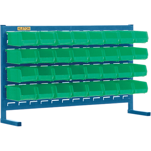 Louvered Rack with Bins, 32 Bins, 36" W x 8-1/4" D x 22" H Meunier Outillage Industriel
