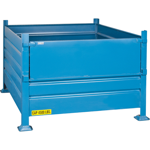 Bulk Stacking Containers, 30" H x 34.5" W x 40.5" D, 4500 lbs. Capacity Meunier Outillage Industriel