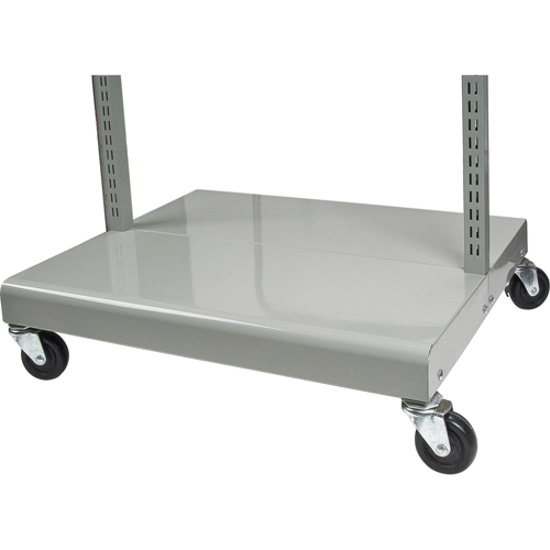 Mobile Tilt Bin Rack - Cart Only, Double-sided, 26-1/4" W x 22" D x 57-1/2" H Meunier Outillage Industriel