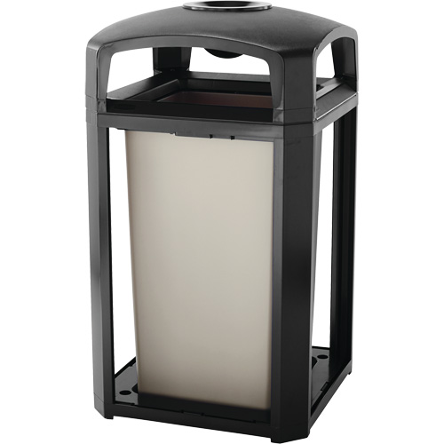 Landmark Series Classic Ash Tray & Waste Receptacle, Plastic, 50 US gal. Capacity, 46-1/2" Height Meunier Outillage Industriel
