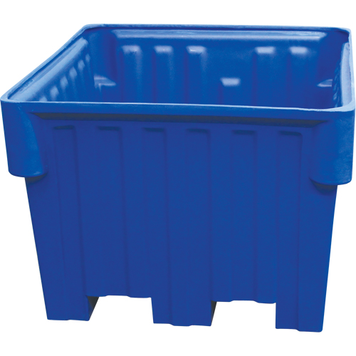 Nesting Forklift Bin, 42" W x 48" D x 30" H, Blue Meunier Outillage Industriel