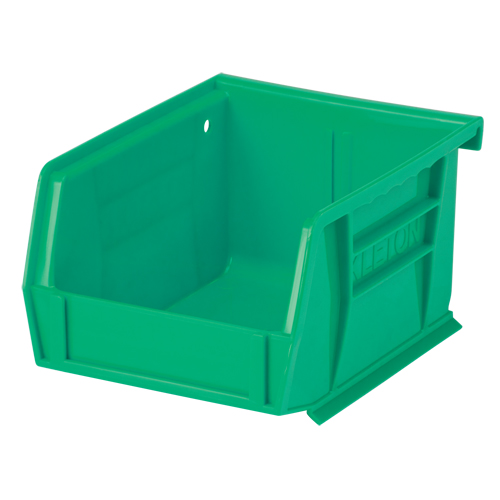 Stack & Hang Bin, 4-1/8" W x 3" H x 5-3/8" D, Green Meunier Outillage Industriel