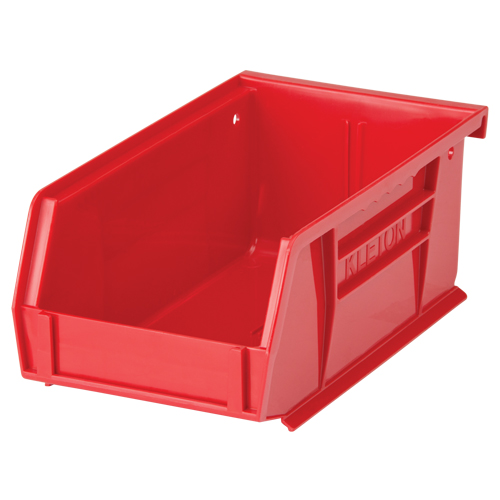 Bac empilable & &agrave; suspendre, 4-1/8" la, 3" h x 7-3/8" p, Rouge Meunier Outillage Industriel