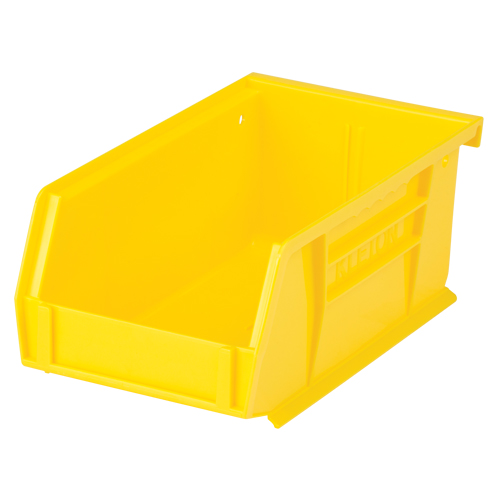 Stack & Hang Bin, 4-1/8" W x 3" H x 7-3/8" D, Yellow Meunier Outillage Industriel