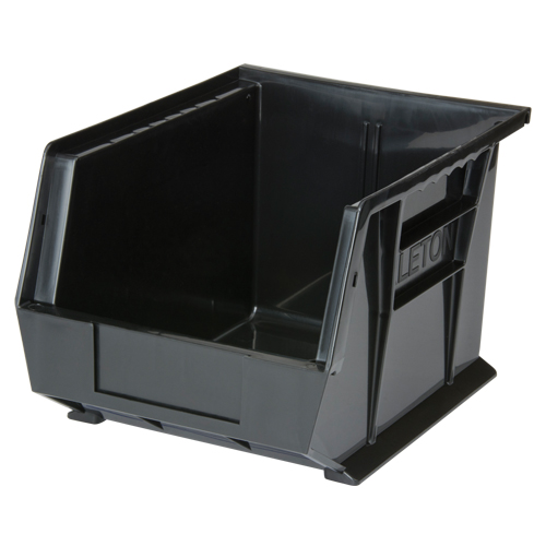 Stack & Hang Bin, 8-1/4" W x 7" H x 10-3/4" D, Black Meunier Outillage Industriel