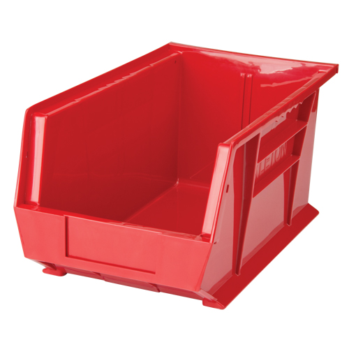 Bac empilable & &agrave; suspendre, 8-1/4" la, 7" h x 14-3/4" p, Rouge Meunier Outillage Industriel