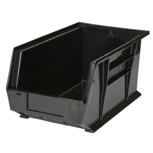 Stack & Hang Bin, 8-1/4" W x 7" H x 14-3/4" D, Black Meunier Outillage Industriel