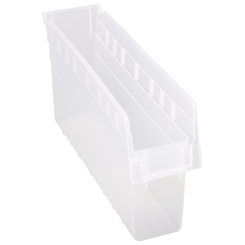 Bacs pour &eacute;tag&egrave;re Store-Max, 4-3/8" la x 8" H x 17-7/8" p, Transparent, Capacit&eacute; 56 lb Meunier Outillage Industriel