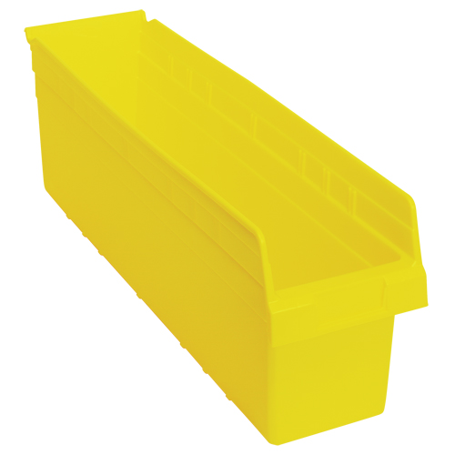 Bacs pour &eacute;tag&egrave;re Store-Max, 6-5/8" la x 8" H x 23-5/8" p, Jaune, Capacit&eacute; 68 lb Meunier Outillage Industriel