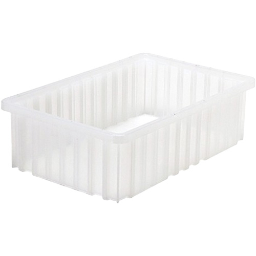 Divider Box&reg; Container, Plastic, 16.5" W x 10.875" D x 5" H, Grey Meunier Outillage Industriel