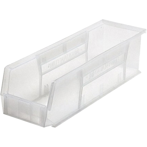 Bacs ultra empilable & suspendable, 17-7/8" la, 5" h x 5-1/2" p, Transparent Meunier Outillage Industriel