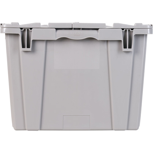 FP243C FliPak Nestable Tote, 26.9" x 16.9" x 12.1", Grey Meunier Outillage Industriel