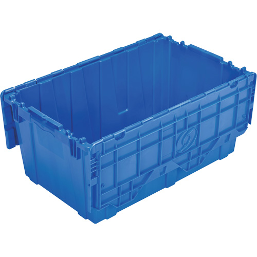 FP243C FliPak Nestable Tote, 26.9" x 16.9" x 12.1", Blue Meunier Outillage Industriel