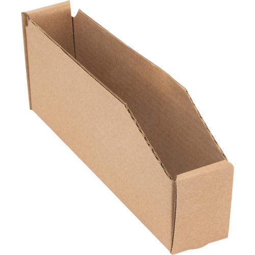 Boîtes profondes en carton ondul&eacute;, 1-15/16" la x 11-1/4" p x 4-1/2" h, Beige Meunier Outillage Industriel