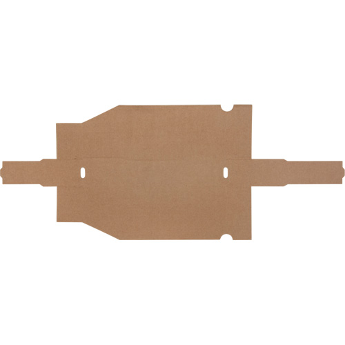 Boîtes profondes en carton ondul&eacute;, 1-15/16" la x 11-1/4" p x 4-1/2" h, Beige Meunier Outillage Industriel