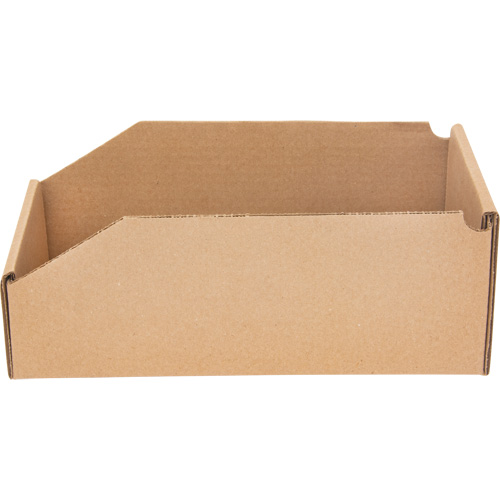 Boîtes profondes en carton ondul&eacute;, 5-3/4" la x 11-1/4" p x 4-1/2" h, Beige Meunier Outillage Industriel