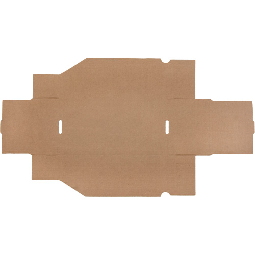Boîtes profondes en carton ondul&eacute;, 5-3/4" la x 11-1/4" p x 4-1/2" h, Beige Meunier Outillage Industriel