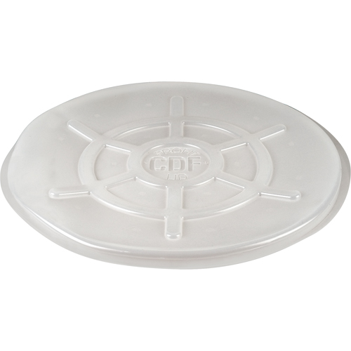 Protective Drum Lids, Open Top, Fits: 55 US gal (45 imp. gal.), Clear Meunier Outillage Industriel