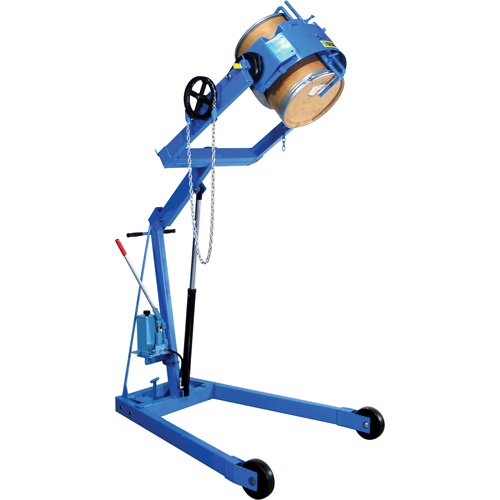 Manipulateurs de barils Hydra-Lift, Capacit&eacute; 55 gal. US (45 gal. imp.) Meunier Outillage Industriel