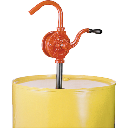 Pompe rotative pour barils, Fonte, Pour capacit&eacute; 15-55 gal., 7,5 gallons/100 r&eacute;volutions Meunier Outillage Industriel