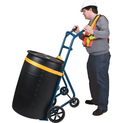Drum Hand Truck , Steel Construction, 25 - 55 US Gal. (20 - 45 Imperial Gal.) Meunier Outillage Industriel