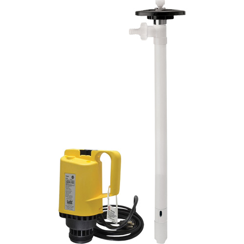 Electric Drum Pumps, PVDF, 42 GPM Meunier Outillage Industriel