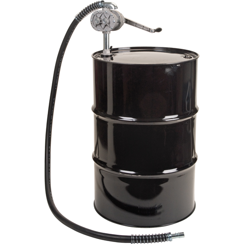 Rotary Lobe Type Drum Pump, Aluminum/Steel, Fits 55 Gal., 1 liter per revolution Meunier Outillage Industriel