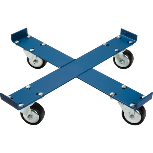 Chariot pour baril, Acier, Capacit&eacute;e 1000 lb, Diam&egrave;tre 24", Roue en Polyur&eacute;thane Meunier Outillage Industriel