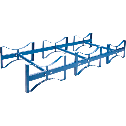 Drum Stacking Rack, 3 Drums, 2400 lbs. Capacity, 71-1/2" W x 30" D x 12-1/2" H Meunier Outillage Industriel