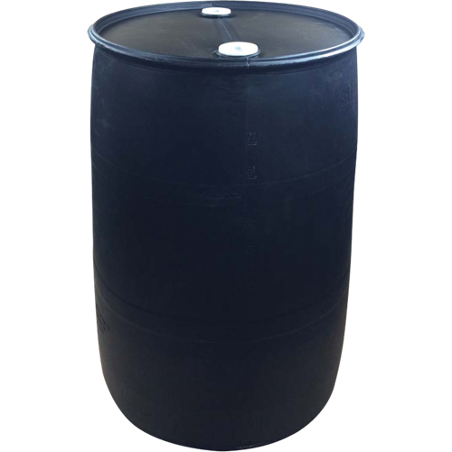 Polyethylene Drums, 55 US gal (45 imp. gal.), Closed Top, Black Meunier Outillage Industriel
