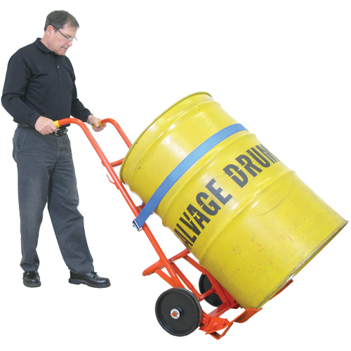 Chariot pour baril Overpack de s&eacute;rie 45BTW, Fabriqu&eacute; en Acier, 30 - 85 gal. US (25 - 70 gal. imp.) Meunier Outillage Industriel