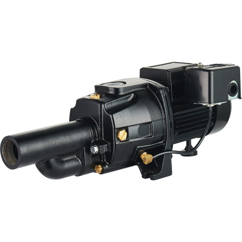 Dual Voltage Cast Iron Convertible Jet Pump, 115 V/230 V, 1100 GPH, 1/2 HP Meunier Outillage Industriel