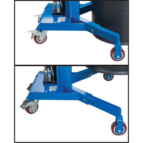 &eacute;l&eacute;vateur ergonomique pour baril, 55 gal. US (45 gal. imp.)/85 gal. US (70 gal. imp.) Meunier Outillage Industriel