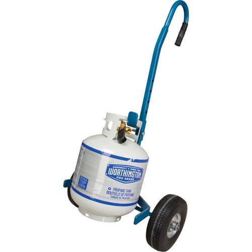 Chariot &agrave; cylindres, Roues Anticrevaison, Base de 15-1/2" W x 14-1/4" L, 600 lb Meunier Outillage Industriel